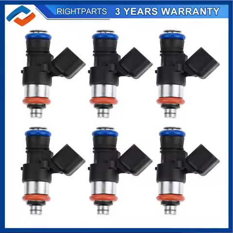 6PCS 0280158191 Fuel Injectors For Ford Explorer Taurus FLEX 3.5L 2011-2017 FJ1116 BR3E9F593F5A BR3Z