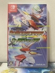 《今日快閃價》（中古二手）日版 Switch NS遊戲 旋轉砲手 彈幕 飛機射擊遊戲 / Rolling Gunner + Overpower  / ﾛｰﾘﾝｸﾞｶﾞﾝﾅｰﾌﾟﾗｽｵｰﾊﾞｰﾊﾟﾜｰ 日英文版