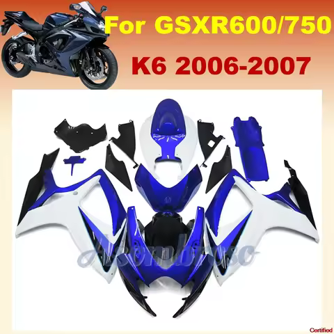 High Grade Fairings kit for GSXR600 750 2006 2007 GSX-R600 K6 06 07 GSXR750 600 Motorcycle Fairing b