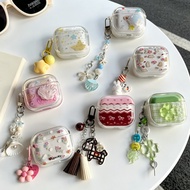 Shipped From Thailand Earphone Case With Hanging Strap For Airpods 1/2 3 4 pro pro2 pro3 j201