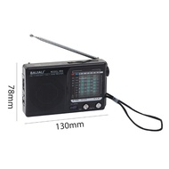 Radio  Full Band SW AM FM Handheld Emergency Mini Weather Radio Built-in Speaker