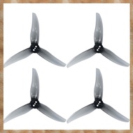 [K U Y G] Three-Hole for FPV Freestyle 3.5 Inch 3525-3 3-Blade PC Propeller 2 Pairs 1.5mm for 1806-2