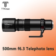 TTArtisan 500mm F6.3 Telephoto Lens Comes with Tripod Mount Ring Camera Lens