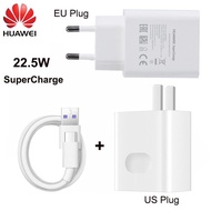 [HOT] ที่ชาร์จแบตเตอรี่ Huawei 22.5W Supercharger สำหรับ Huawei P20 P30 Lite Pro P9 P10 P40 Mate 30 20 RS Pro 10 Nova 5i 5A 5T 6ประเภท C-สาย