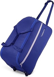Lino M Duffle Wheeler Bag | 2 Wheel Duffle Bag | Duffle Bag with Adjustable Handle, Navy, 63 cms, Me