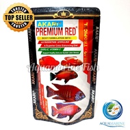 Akari Premium Red Cichlid Chiclid - Tropical 100gr Fish food pellets Channa Oscar Astaxanthin Aquama