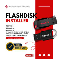 Bootable Flashdisk Install Ulang Windows 7 8 10 11 + Full Aplikasi Editing