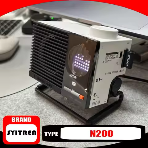 Syitren N200 Mini Bluetooth Speaker Wireless Speaker Portable HiFi Stereo Retro Audio Desktop Decora