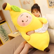 Banana Pillow Cute Plush Toy Banana Ragdoll Creative Cute Banana Doll Healing Cushion Birthday Gift-