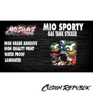 ♞Mio Sporty Gas Tank Sticker (Joker)