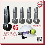 ∏ ︎ HEADLAMP CLIP X5 SAFETY HELMET HOOK PELICAN PETZL NITECORE HEAD LAMP CLIP FOR MSA TANIZAWA PROG