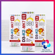 D3 K2 MK7 nhỏ giọt BIBIO – Bổ sung vitamin D3 DHA hỗ trợ giảm còi xương cho bé.