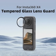 Lens Guards Cap For Insta360 X4 Camera Anti-scratch Optical Tempered Glass Lens Protective Cover for