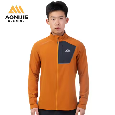 AONIJIE FM5206 Men and Women Outdoor Stand Collar Jacket, Windproof and Warm Top Coat Suitable for M