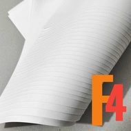 (100 Sheets) White Kraft White Kraft/ 120 gsm size F4
