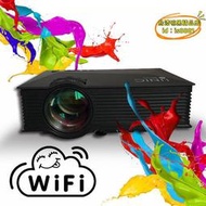 【優選】unic優麗可有線無線wifi投影機投影儀uc46/uc68黑色/白色!