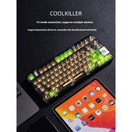 Coolkiller Transparent Mechanical Keyboard CK75 Three-Mode Customized Bluetooth Wireless Gaming Gami
