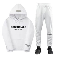 FEAR OF GOD Multi-line Essentials Letter Print Trendy Brand Set Couple Sweatshirt Plus Fleece Two-Pi