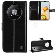 ZTE Blade A A73 5G BladeA73 Case Flip PU Leather Magnetic Slim Wallet Phone Casing Stand Holder