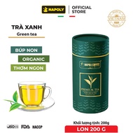 [Hỏa tốc 2h] Trà Xanh Cao Cấp Napoli Premium Tea 100g/lọ - Định thần Đậm vị Hậu ngọt thơm lâu [Frees