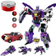 2023 Burst Speed Transform Car Robot Mecard Ball Mech Deformation Mechanical Beast Meta Bead Kids Shoot Battle Toys