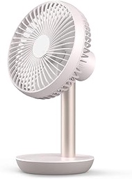 LUMENA LUMENA-FS-PK Cordless Fan, Luxury Pink