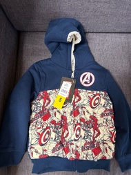 5T 男童復仇者聯盟加絨外套 marvel jacket