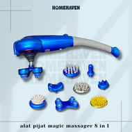 Alat Pijat Magic Massager 8in1 Bluesea Original