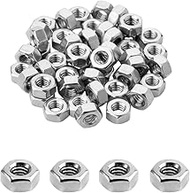 Hex Nuts Stainless Steel M6 - Hexagonal Nuts Stainless Steel A2 V2A DIN 934 Hex Groove, High-Quality