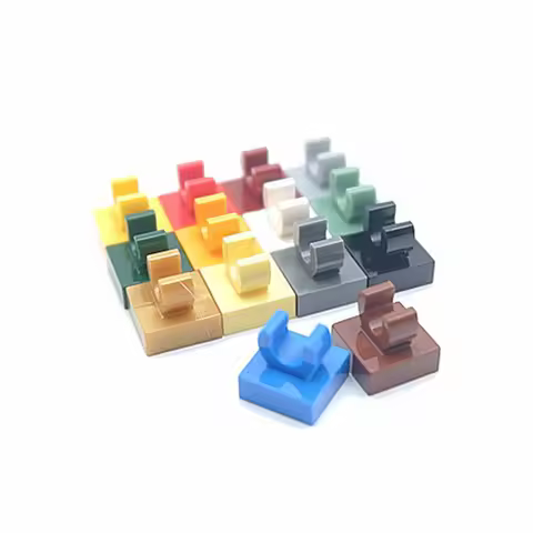 2555 15712 Modified 1 x 1 Open O Clip Bricks Collections Bulk Modular GBC Toys For Technical MOC DIY