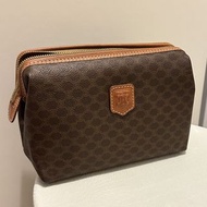 中古Celine vintage macadam pouch shoulder bag 斜孭袋 手提包 化妝包 雲朵包