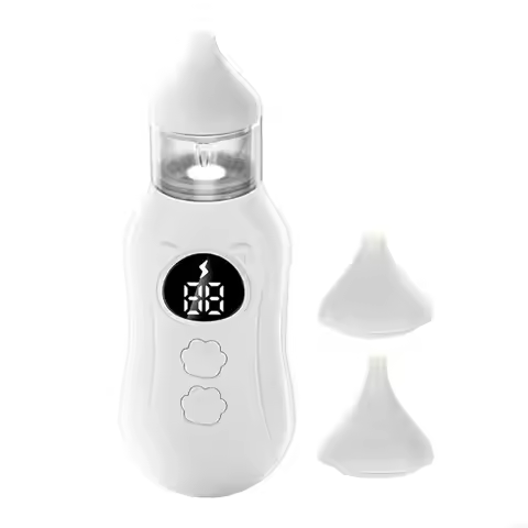 090A Infant Nose Cleaner With 65KPA Suction 9 Modes Quiet Operation Rechargeable Battery Silicone Ti