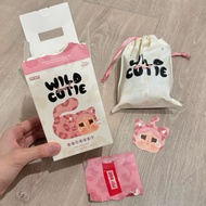 Popmart wild cutie crybaby cat pink new