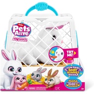 Pets Alive Mama Bunny & Baby Surprise, Series 1, Electronic Pet for Girls, Mail Box Pets Alive Mama 