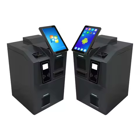 10.1'' Touch Screen Kiosk Windows/Android Customized Self Service Machine Cash/bill Acceptor Self Pa
