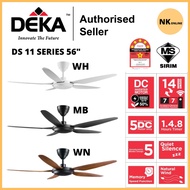 (Free Shipping Bubble Wrap) Deka 56” Dc Motor 7 Speed Remote Control DC Motor Ceiling Fan 56 inch DS11 / Kipas Siling