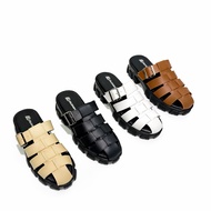Sandals Wanita Lofer Wedges Mules Platform Slippers Trendy Thick Soft Sole Casual & Fashion