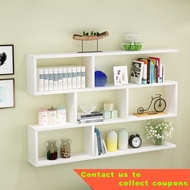 Wall-Mounted Shelf Wall-Mounted Closet Wall Hanging Wall-Mounted Bedroom Partition Bookshelf Storage Simple Decoration P