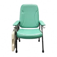 銀適休閒高背椅連餐桌板 | 收納式餐桌板 | 椅腳5段高度調節