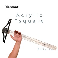 DIAMANT 36 to 39inches T-square Acrylic 24inches 30inches 18inches with cover