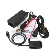 SATA/PATA/IDE Drive to USB 2.0 Adapter Converter Cable for Hard Drive Disk HDD 2.5 3.5 With External