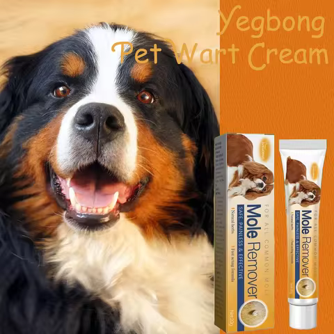 Pet Wart Remover Cream - Painless Removal for Dog Moles & Papillomas, Non-Irritating Cat Skin Tag Tr