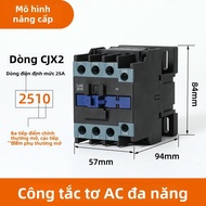 Contactor Cjx2 Cập Nhật 220V 380V 1210 1201 0910 1810 2510 3210 Thép Nhôm Móc Đai Vật Lượng Tốt Thươ
