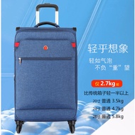 S/🔔Swiss Army Knife Family Ultra-Light Luggage Large Capacity Universal Wheel Trolley Case Factory Computer Box Oxford C