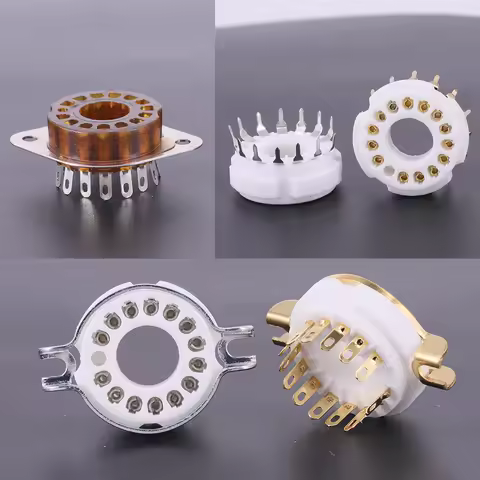 1PC 14Pin Tube Socket Photomultiplier tube E678-14C R194A GDB-28 GDB-23 Tube Socket Vintage Audio HI