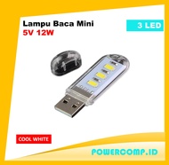 DC 5V LAMPU PORTABLE! Lampu Baca Mini LED USB Strip! Lampu USB LED Portabel Mini Lampu Buku 24 LED/L