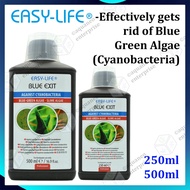 Easy Life Blue Exit Aquarium Slime Algae Cyanobacteria Remover Algaecide - 250ml 500ml | | aquarium 