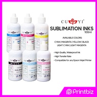 CUYI Sublimation Ink 100ML for Epson Inkjet Printer