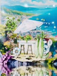 海島漫遊 OKMT新七天流麻咕卡貼紙PET手帳膠帶