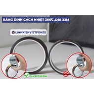 Polyimide heat-resistant adhesive tape heat resistant to 320 degrees (STANDARD 33 meters) 8mm - 30mm